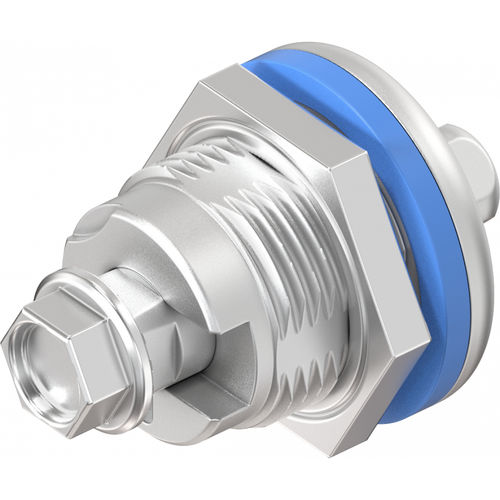 Nottolino a compressione - 1000-U963 - EMKA Beschlagteile GmbH & Co. KG - in acciaio inossidabile / filomuro / igienico