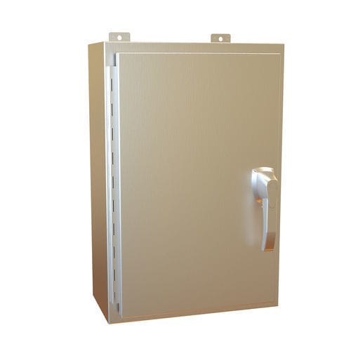 Scatola a parete - HWSSHK Series - Hammond - da incasso / rettangolare / in acciaio inossidabile