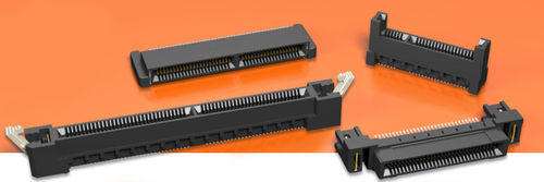 Connettore card edge - Edge Rate™ series - SAMTEC - SMT / rettangolare / a gomito
