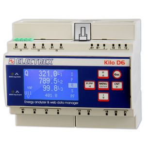 Analizzatore di monitoraggio - PFNK6-FQ5D9-F21 KILO F NET D6 PQ WEB LOG 16 FULL - ELECTREX - per rete elettrica / industriale / di qualità di energia