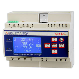 Analizzatore di monitoraggio - PFNK6-1QAD9-121 KILO NET WI-FI EDA D6 PQ WEB LOG - ELECTREX - per rete elettrica / di qualità di energia / di potenza