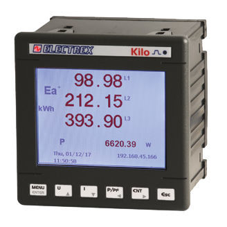 Analizzatore di monitoraggio - PFNK9-FQ7D9-0MM KILO F RJ45 96 PQ - ELECTREX - per rete elettrica / di qualità di energia / di potenza