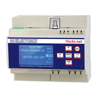 Gateway di telemetria - PFNY6-005D9-110 YOCTO NET D6 WEB LOG 8 - ELECTREX - industriale / di comunicazione / serie