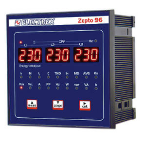 Analizzatore di monitoraggio - PFA8C11-02 ZEPTO 96 - ELECTREX - per rete elettrica / di rete AC / industriale