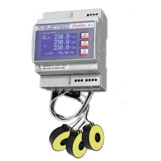 Analizzatore di monitoraggio - PFA64M1-0A-B FEMTO MID D4 ECT - ELECTREX - per rete elettrica / per verificazione di conformità regolamentare / industriale