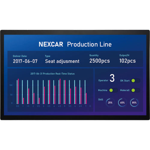 Panel PC 23,8" - XPPC 24-100 - NEXCOM International Co., Ltd - TFT LCD / con retroilluminazione a LED / con touchs creen capacitivo PCAP