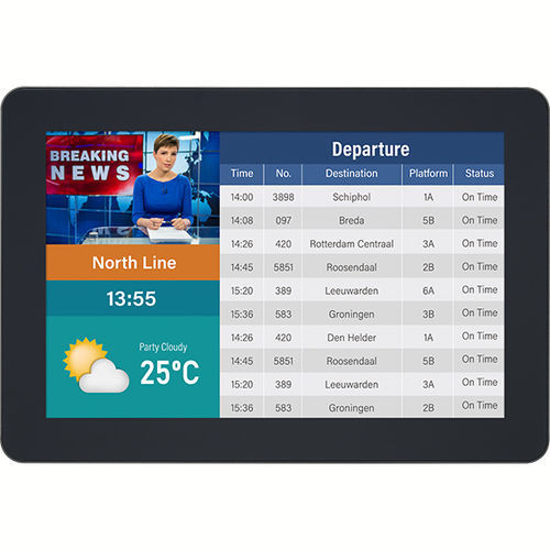 Display TFT - XPPD 10-0P10 - NEXCOM International Co., Ltd - con touch screen multitouch / a colori / 1280 x 800