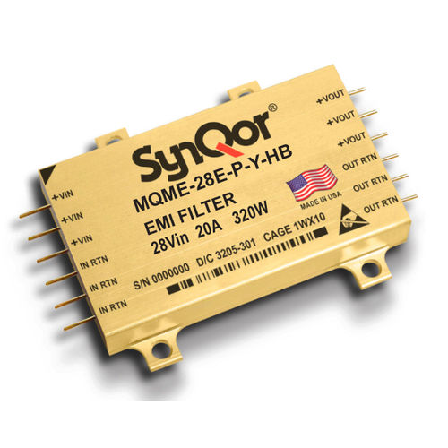 Filtro elettronico modo differenziale - MQ series  - SYNQOR - passa-basso / passivo / EMI