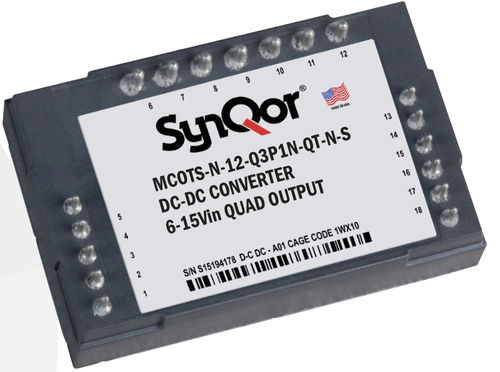 Convertitore DC/DC non isolato - MCOTS-N-12-Q3P1N-QT - SYNQOR - per circuiti stampati / robusto