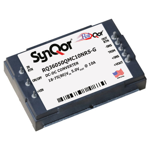 Convertitore DC/DC range di tensione di ingresso 4:1 - RQ36 - SYNQOR - SMD / per applicazioni ferroviarie