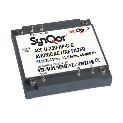 Filtro elettronico passa-basso - ACF-U-230 series - SYNQOR - passivo / modo differenziale / di modo comune