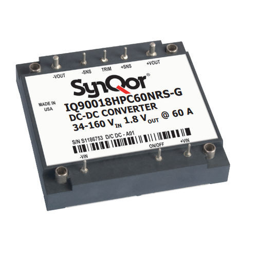 Convertitore DC/DC ad alta potenza - IQ90  - SYNQOR - isolato / SMD / industriale