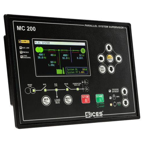 Controllore di gruppo elettrogeno AMF - MC 200 - S.I.C.E.S. - parallelo