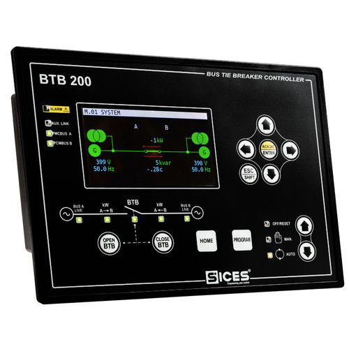 Controllore di gruppo elettrogeno automatico - BTB 200 - S.I.C.E.S. - parallelo / manuale / per gestione multibarra