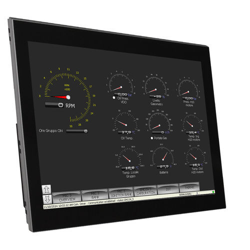 Monitor LCD - S.I.C.E.S. - touch screen / 15,6" / 12.1"