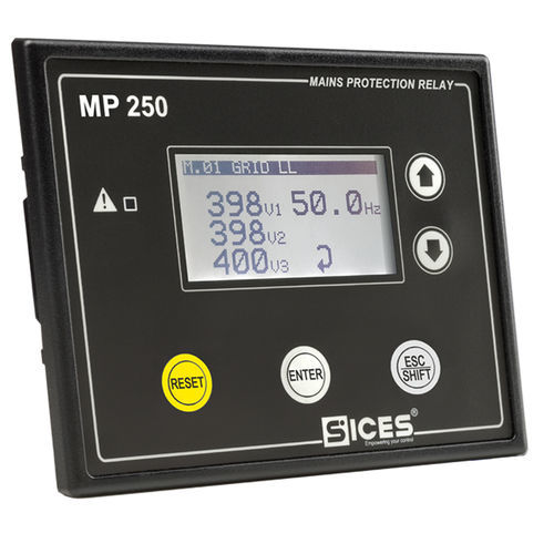Relè di protezione contro le sottofrequenze - MP 250 - S.I.C.E.S. - contro le sovrafrequenze / per generatore / USB