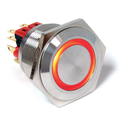Pulsante tattile - PV8 series - E-SWITCH - antivandalismo / impermeabile / IP65