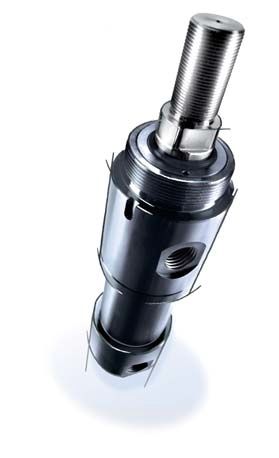 Cilindro idraulico - AHP HZ250, HZH250 series - AHP Merkle - con gambo filettato / a doppio effetto / rotondo