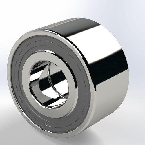 Cuscinetto ibrido - CPM 2918 - CPM S.p.A. - a sfere / a contatto obliquo / a due corone