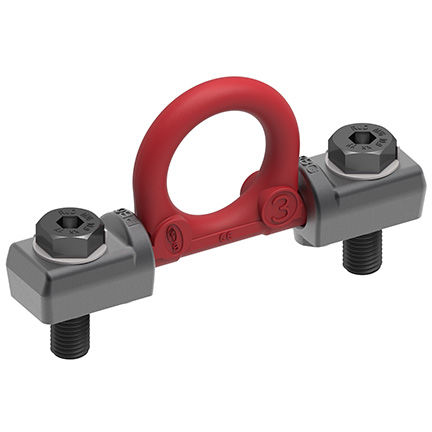 Anello di sollevamento articolato - RBG 3 - RUD - girevole a 180° / ad avvitamento / forgiato