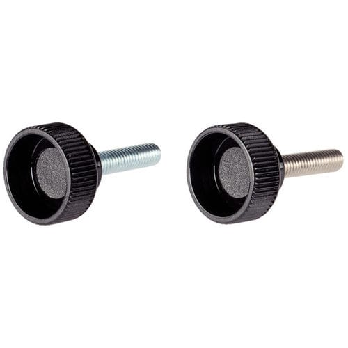 Vite zigrinato in acciaio inossidabile - EH 24830. series - HALDER France - in termoplastica