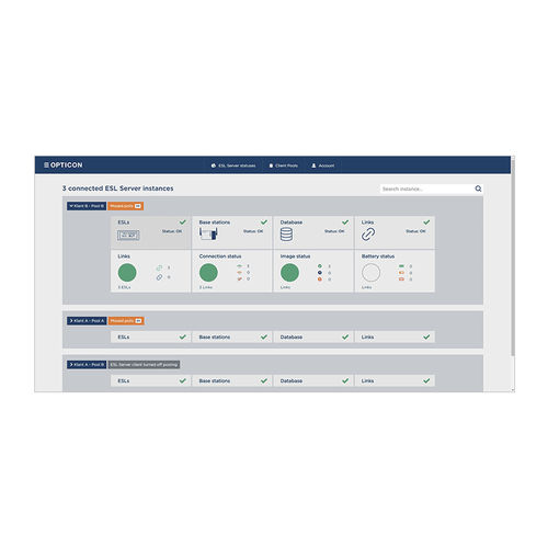 Software di interfaccia - ESL  - OPTICON - di programmazione di applicazioni / di regolazione / di basi di dati