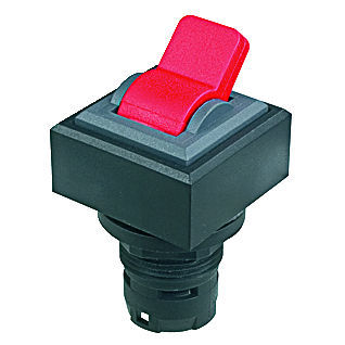 Interruttore a levetta - QUARTRON® QXK - Georg Schlegel GmbH & Co. KG - IP65 / avvitabile / installato su pannelli