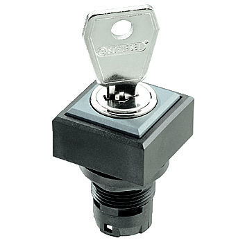 Interruttore a chiave - QUARTRON® QXSSA12E - Georg Schlegel GmbH & Co. KG - IP65 / avvitabile / installato su pannelli
