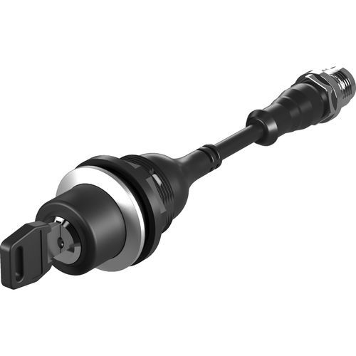 Pulsante a chiave - SHORTRON®-M12 SSSA12II_M07 - Georg Schlegel GmbH & Co. KG - IP65 / 2NA / DC