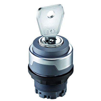 Commutatore a chiave - RONDEX-M RMCSSA12E - Georg Schlegel GmbH & Co. KG - IP65 / installato su pannelli / non luminoso