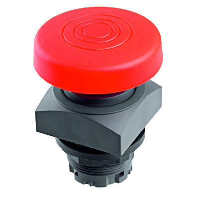 Pulsante a fungo - QUARTEX®-R QRS - Georg Schlegel GmbH & Co. KG - IP65 / non luminoso / ad azione momentanea