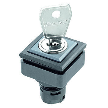 Commutatore a chiave - QUARTRON-JUWEL® QXJSSA12E - Georg Schlegel GmbH & Co. KG - IP65 / installato su pannelli / non luminoso
