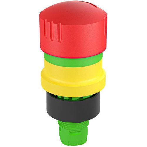 Pulsante a molla - RXJUV - Georg Schlegel GmbH & Co. KG - di arresto di emergenza / a fungo / IP65