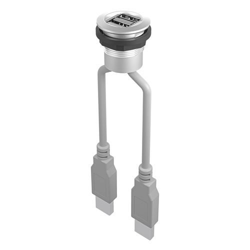 Connettore di dati - RONTRON-R-JUWEL RRJ_2USB - Georg Schlegel GmbH & Co. KG - jack / USB / rotondo