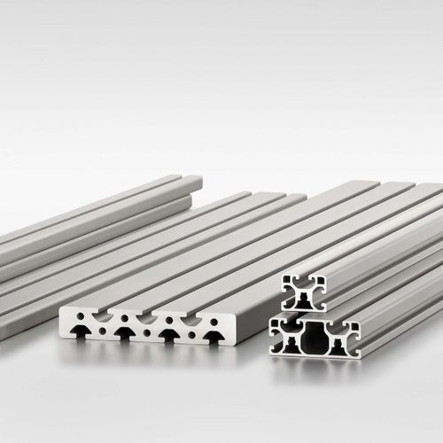 Profilo in alluminio anodizzato - 7.0.000.01 - item industrial applications - piatto / per telai / da costruzione