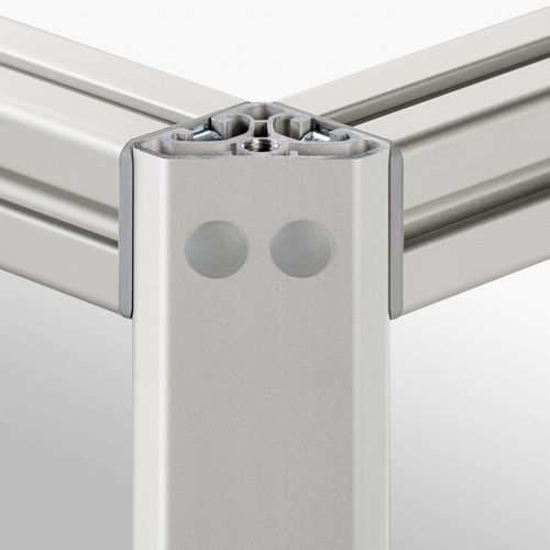 Profilo in alluminio anodizzato - 7.0.000.12 - item industrial applications - 45° / ad uso industriale