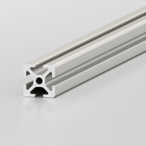 Profilo in alluminio anodizzato - 0.0.370.03 - item industrial applications - con scanalature / da costruzione / aperto