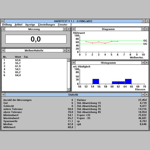 Software per prove su materiali - Hardtest - BAREISS - di metrologia / Windows