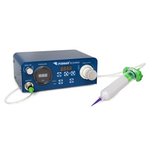 Dosatore ad alta precisione - DC50 MAX - Fisnar Inc. - per liquidi / a siringa / automatico