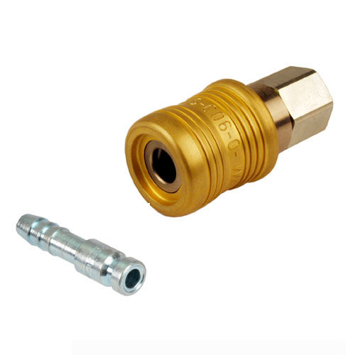 Raccordo rapido - LS series - WALTHER-PRÄZISION - per aria compressa / ISO / DIN