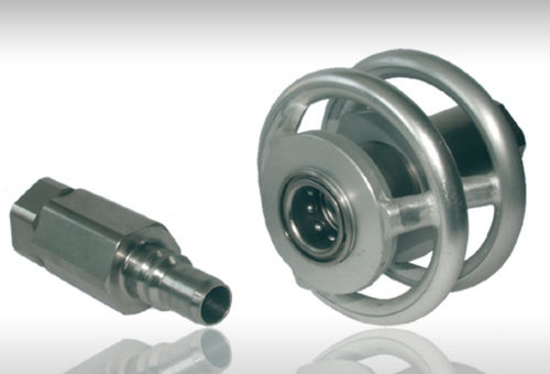 Raccordo rapido - TE-0 series - WALTHER-PRÄZISION - per prodotti chimici / PTFE / in ottone