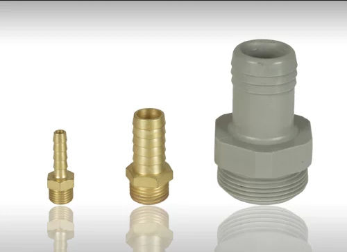 Nipplo in plastica - WALTHER-PRÄZISION - in ottone / filettato / dritto