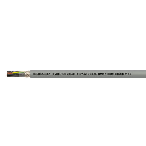 Cavo elettrico DIN - F-CY-JZ - HELUKABEL - antifiamma / resistente all'olio / cordato a trefoli