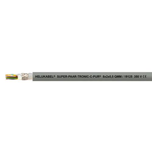 Cavo elettrico di dati - SUPER-PAAR-TRONIC-C-PUR® - HELUKABEL - DIN / resistente all'olio / resistente agli UV