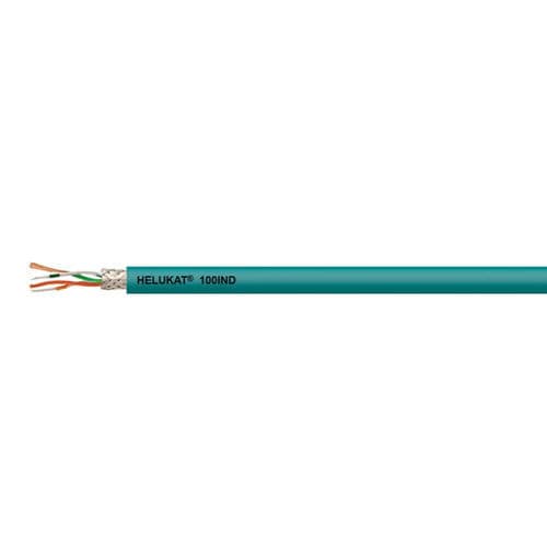 Cavo elettrico di dati - HELUKAT® 100IND - HELUKABEL - SF/UTP / antifiamma / cordato a trefoli