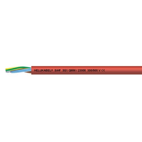 Cavo elettrico DIN - SiHF - HELUKABEL - antifiamma / cordato a trefoli / in rame