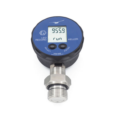 Manometro digitale - LEO-Record-Ei - KELLER Pressure - G 1/4 / NPT 1/4 / in alluminio