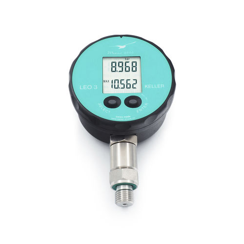 Manometro con display LCD - LEO3 - KELLER Pressure AG - filettato / G 1/4 / NPT 1/4