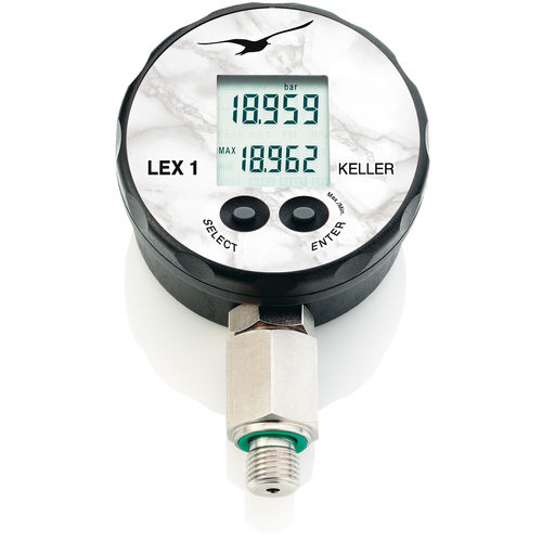 Manometro con display LCD - LEX1 - KELLER Pressure AG - filettato / G 1/4 / G 1/2