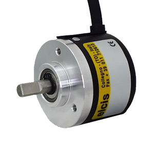 Encoder rotativo in miniatura - 40 series - ELCIS ENCODER - incrementale / ad albero pieno / 24 VDC